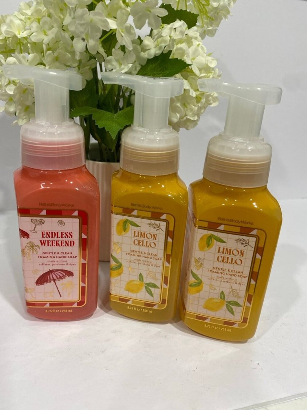Bath & Body Works Gentle Foaming Hand Soaps X 3